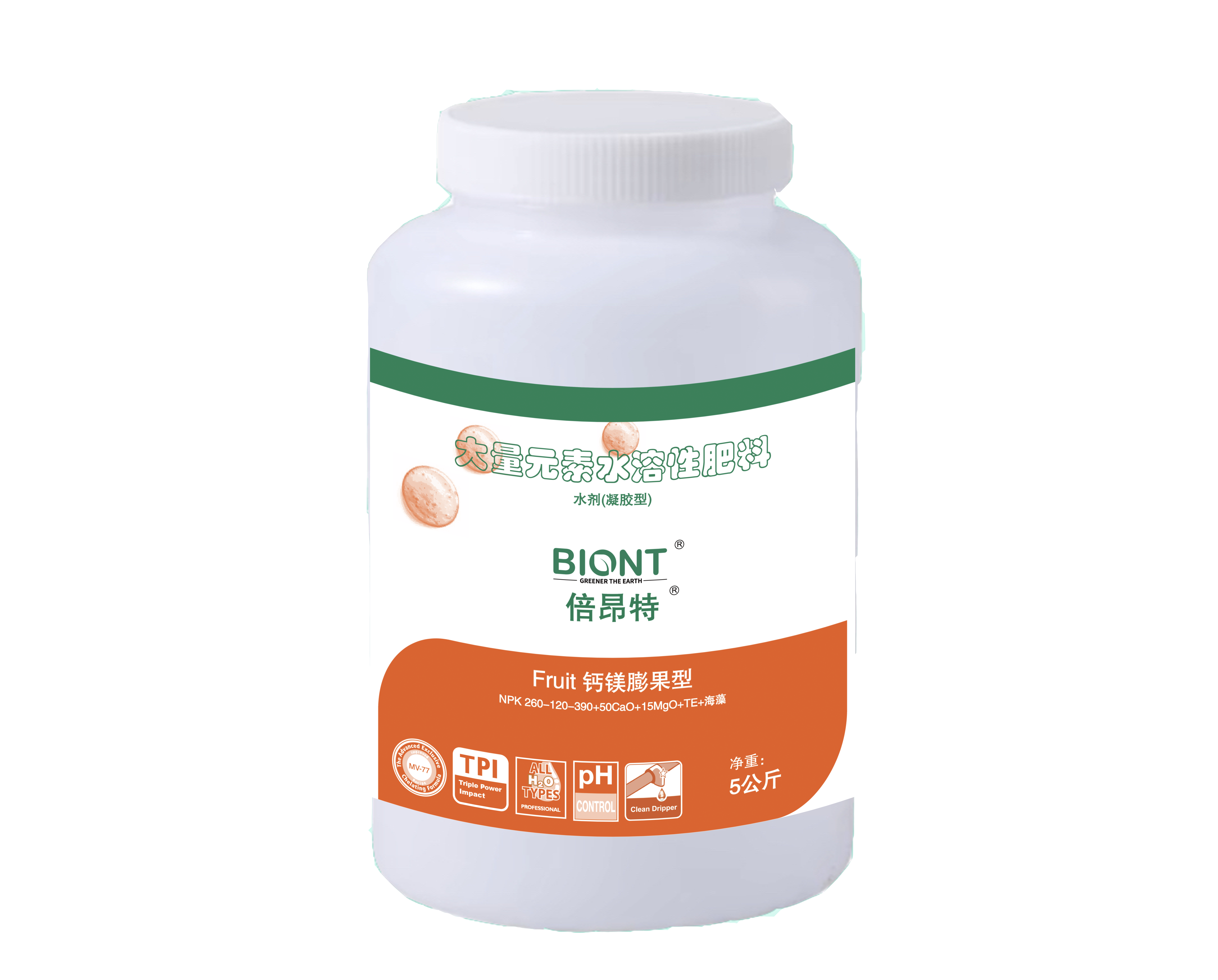 倍昂特®Fruit 钙镁膨果型260-120-390+50CaO+15MgO+TE+海藻